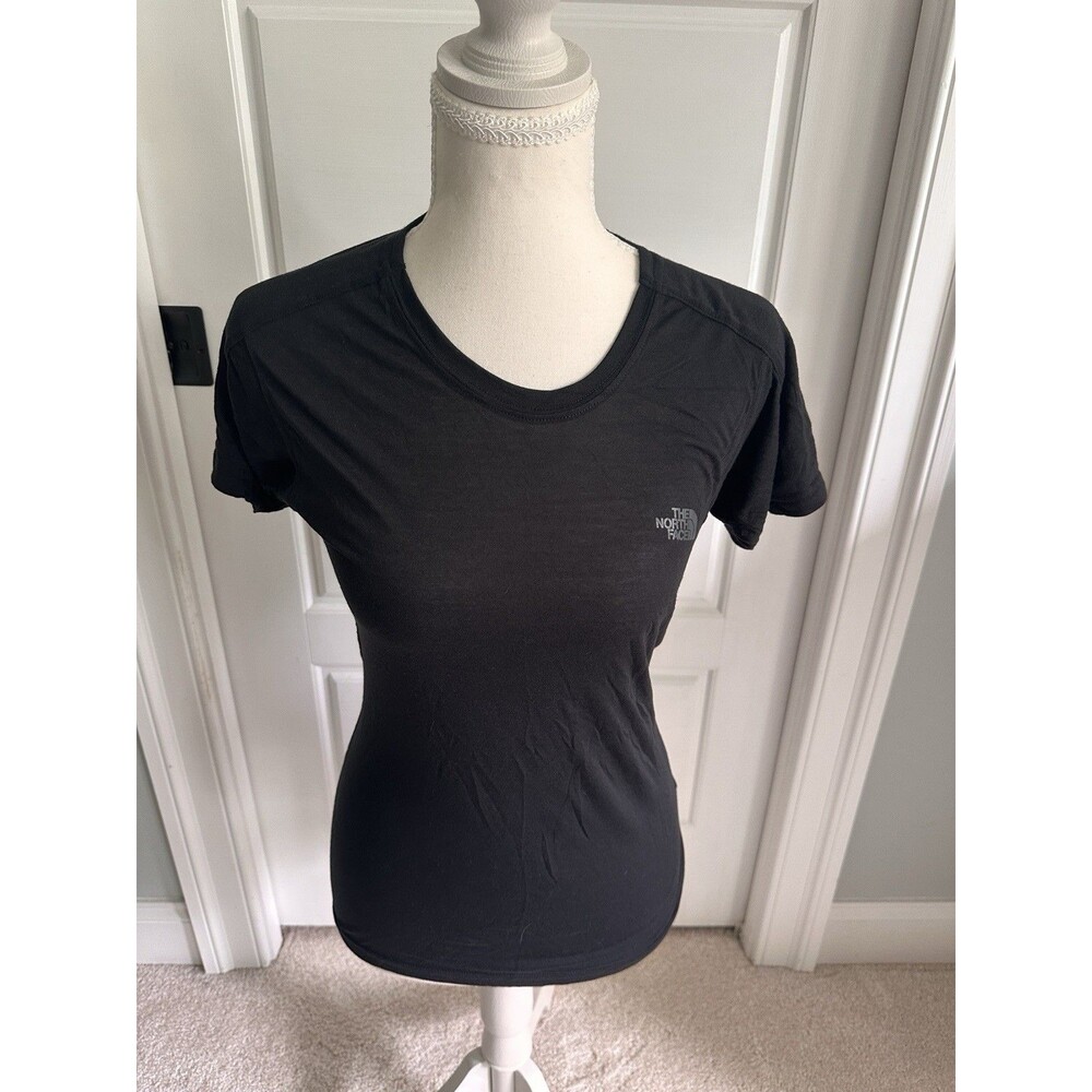The North Face Women's XS Black CoolMax Running Hiking Performance T-Shirt VTG